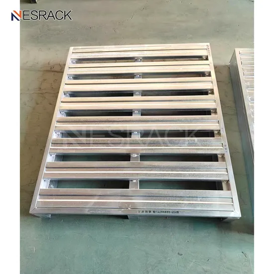 Factory Price Heavy Duty Loading 4 Way Forklift Direction Steel Metal Pallet