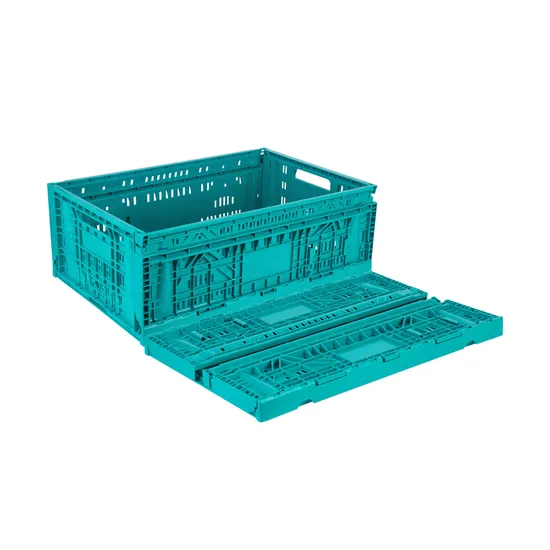 Food Grade Collapsible Caja De Plastico Plegable Vegetable Foldable Plastic Storage Crates
