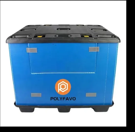 Reusable Sleeve Pallet Box with Quality Assurance Foldable Pallet Sleeve Set Industrial Lightweight Plastic Hoarding Box Turnover Box for Auto Parts Storage