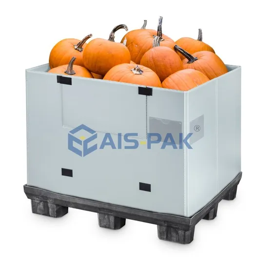 Eco-Friendly HDPE Plastic Custom-Made Size Pressure Casting Pallet Sleeve Box