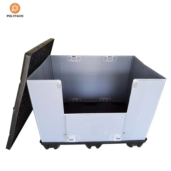 Returnable and Collapsible Sleeve Pallet Box with Brand New