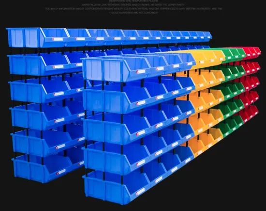 High Quality Stackable Plastic Shelf Bins Hardware Organizer Bin