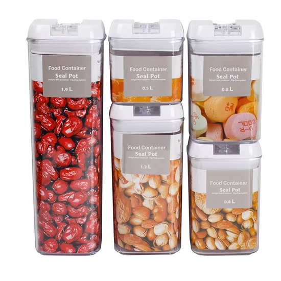 Plastic Airtight Food Storage Container with Lid