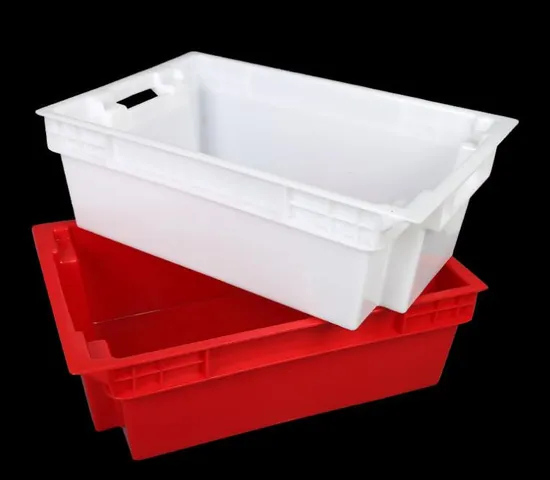 High Impact Transfer Plastic Container for Frozen and Chilled Meat