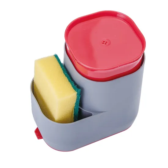 Household Washing Tool Two-in-One Storage Box Soap Dispenser