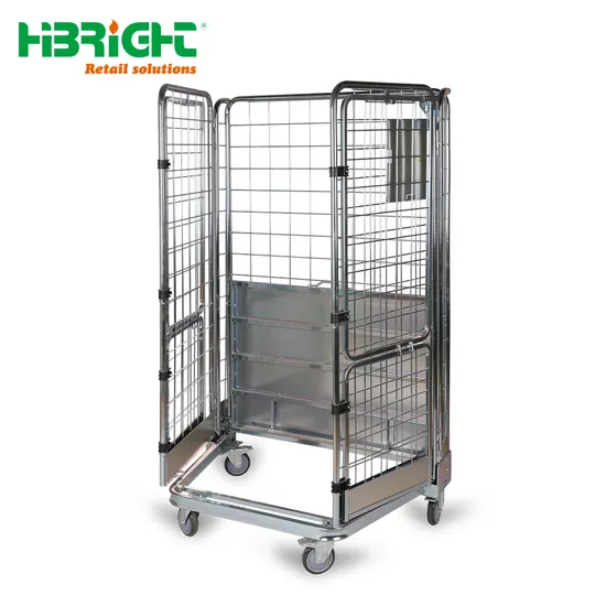 4 Doors in Same Side Roller Container for 4 Side Roll Container