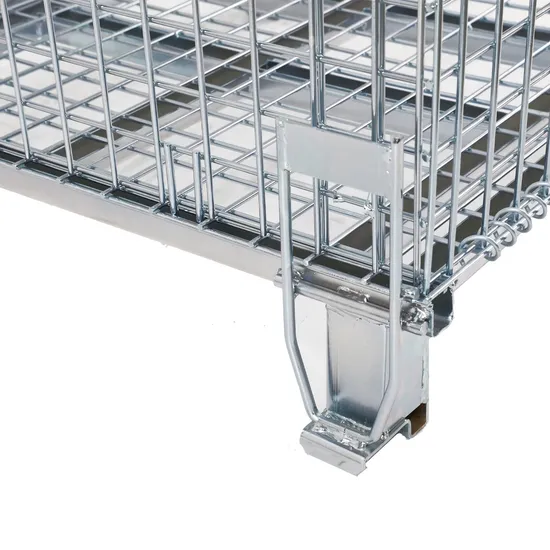 Security Collapsible Structure Heavy-Duty Storage Wire Mesh Container for Storage Equipment