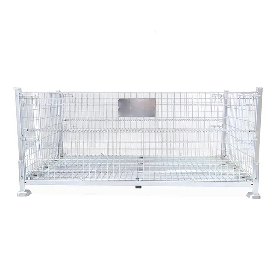 OEM Foldable Storage Customizable Mesh Cage with Factory Price Storage Container