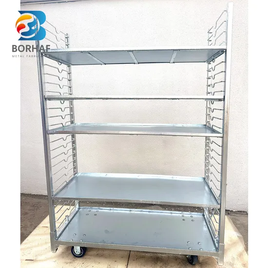 European Adjustable Nursery Trolley with Easy Moving Tow Bar