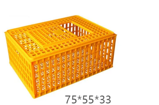 Transport Crate Movable Plastic to Carry Chickens for Live Chickens Transportation