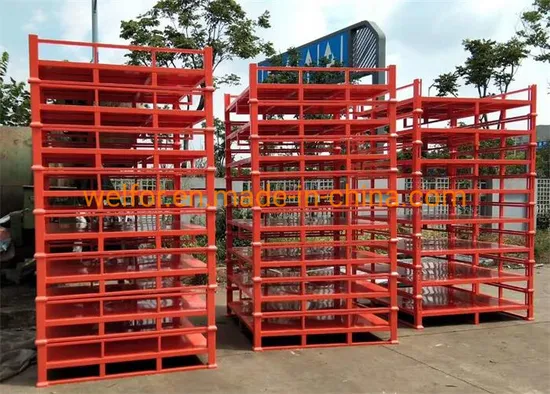 Heavy Duty Stacking Folding Storage Steel Pallet Cage