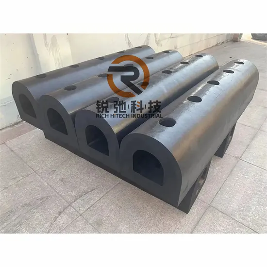 Durable Used D Shape Extruded 100% Virgin Rubber Fender Dock Bumper