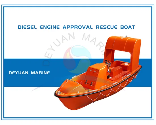 FRP Offshore Rescue Boat Rigid Fast Rescue Boat