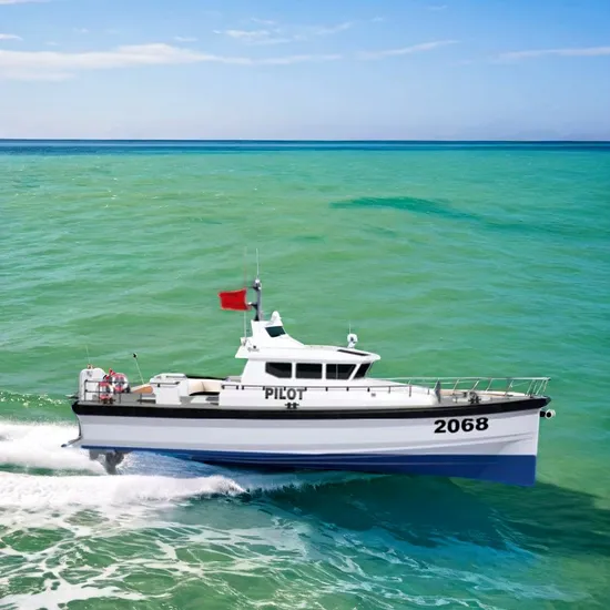 Chinese Manufacturer 21m FRP Speed Rough Sea Pilot Boat for Sale