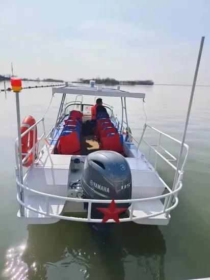 Speed Boat Aluminum with Double Engine