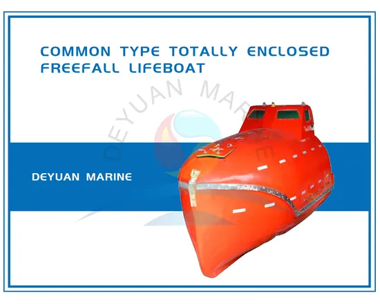 Solas Standard Totally Enclosed Freefall Lifeboat with ABS Certificate