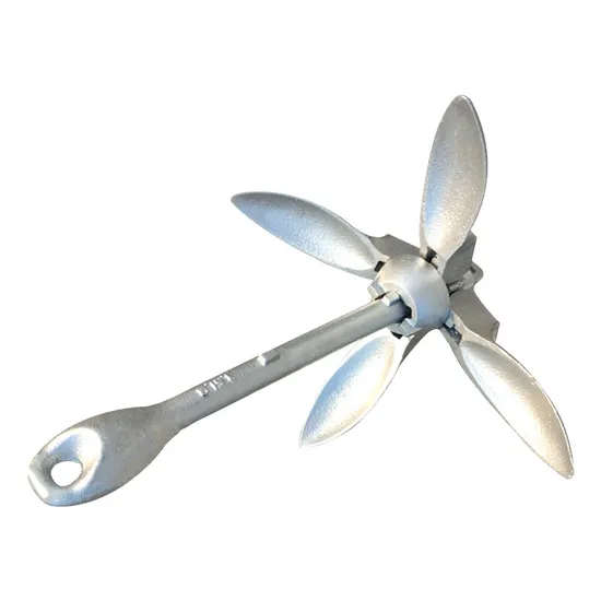 Marine Hardware Ship Anchor Folding Anchor with Galvanized Steel Material
