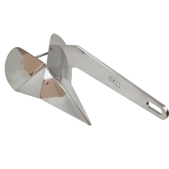 Stainless Steel Mirror Boats Delta Anchor for Marine Yacht