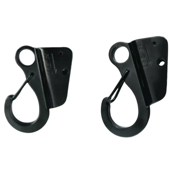 Stainless Steel Black Quick Release Slide Anchor Hook