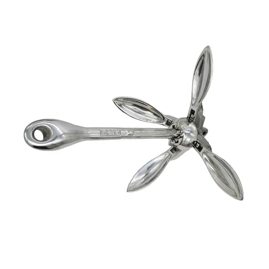 Hot Selling Marine AISI 316 Stainless Steel Boat Grapnel Anchor for Boat
