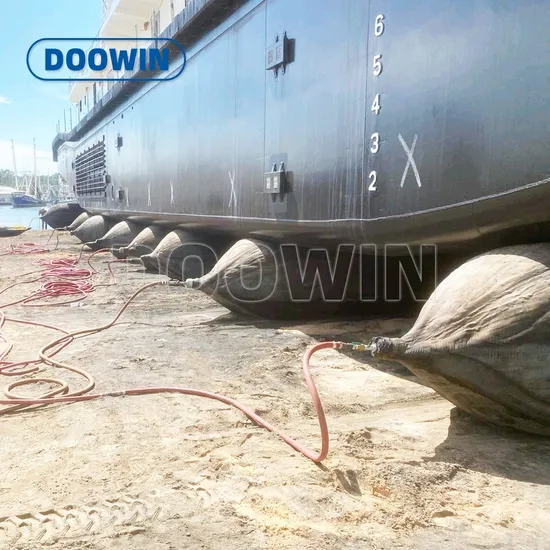 Docking Rubber Inflatable Marine Ship Launching Airbags for Shipyard