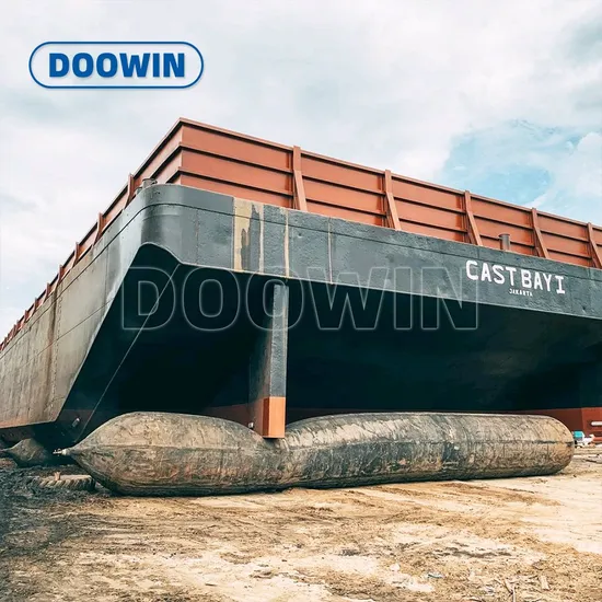 Ship Launching with Rubber Airbags