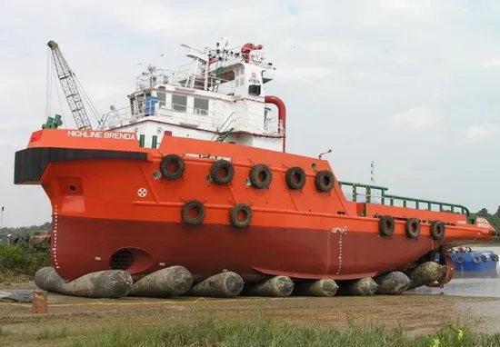 2.0m Airbag Application for for Ship Docking and Launching