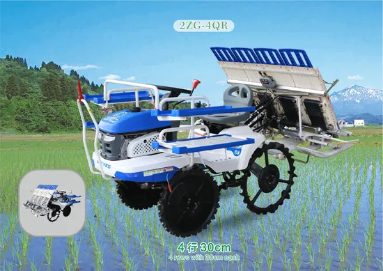 4 Row Rice Transplanter for Sale 430 High-Speed Rice Transplanter 2zg-4qr