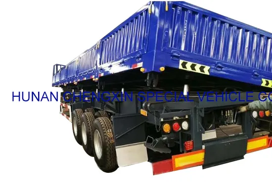 Side Tipper Truck Trailer 3axles Side Wall Tipping Side Dumper Semitrailer