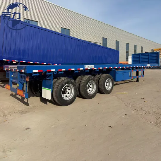 40FT 45FT Container Transport Flatbed Trailer for Industrial Use