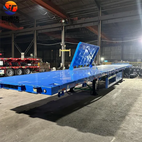 Brand New 40FT 20FT Container 2 Axle 3 Axle Semi Trailer Chassis Flatbed Flatbed Trailer for Sale in Africa