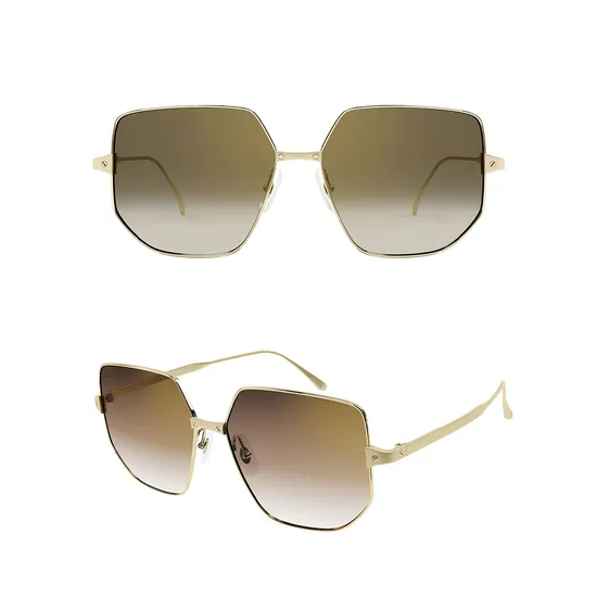 Luxury Oversized Eyewear Designer Metal Sunglasses Famous Brands Shades Sunglasses for Women and Men
