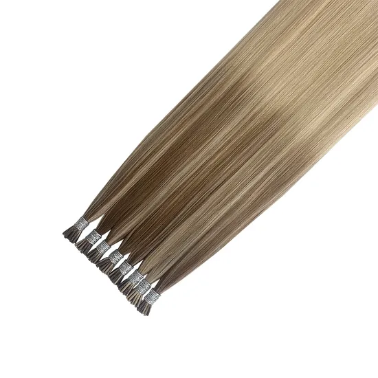 Keratin Pre Bonded Hair Extensions Double Drawn I Tip Hair