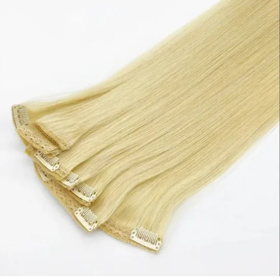 Sunze Premium Double Drawn Russian Human Hair Virgin Hair Clip-in Extensions for Luxurious Volume