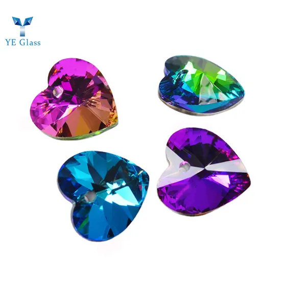 Different Colors One Hole 14mm Heart Pendant for Necklaces, Earings, Bracelets Making