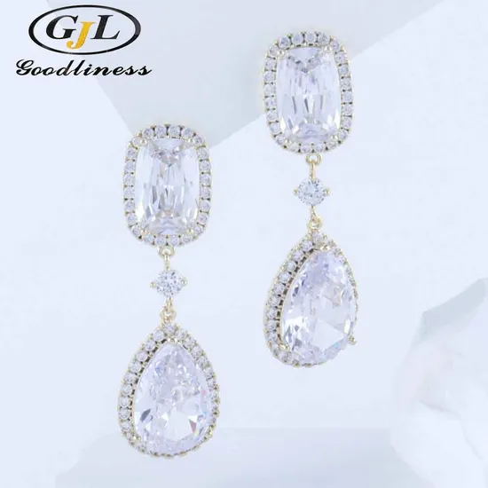 Fashion Jewelry High Quality S925 Silver Earring with Aaacz Earrings