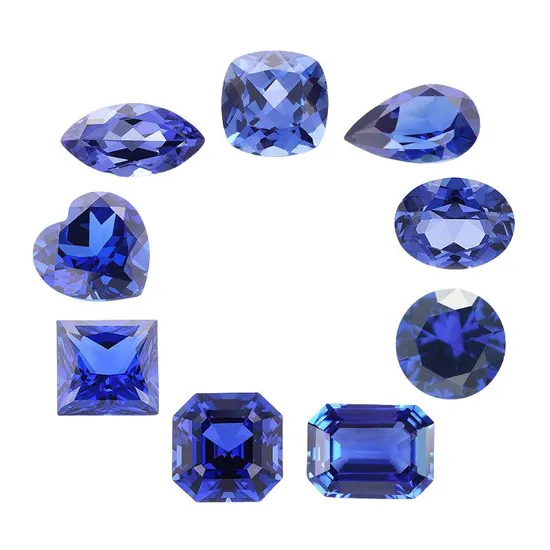 Sapphire Watch Ring Stone Blue Lab Grown Natural Sapphire