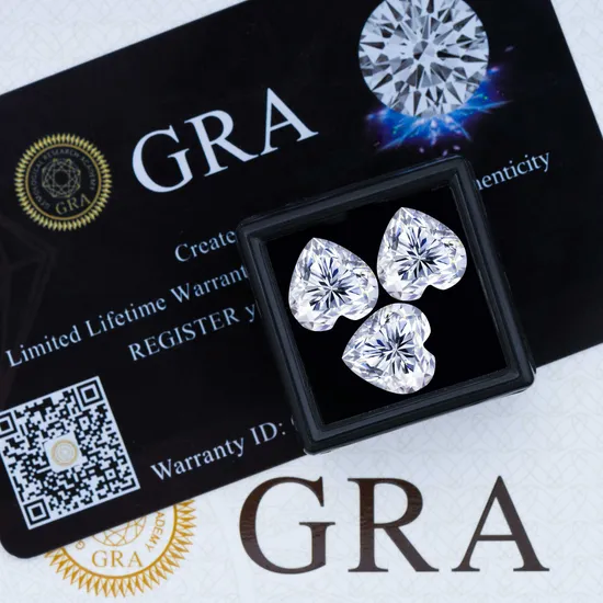 Factory Manufacturing White Diamond Wholesale Loose Gra Moissanite Gem