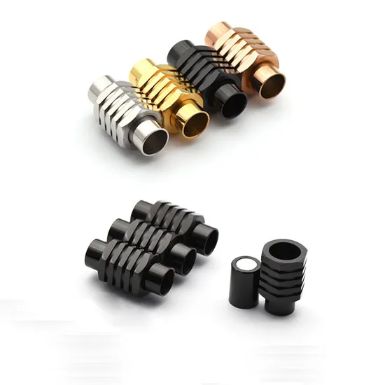 Stainless Steel 3/4/5/6/8mm Magnetic Buckle Hexagonal Buckle for Making DIY Bracelet