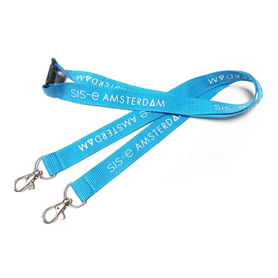 Custom Design Your Own Polyester Silk Screen Printing ID Card Neck Wrist Lanyard
