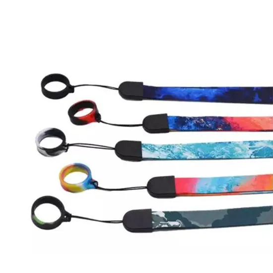 MOQ 100 PCS Dye Sublimation Neck Strap Designer Digital Printing Polyester Lanyards