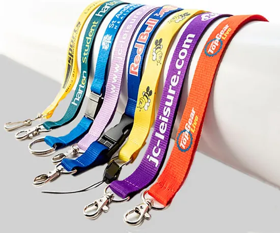 Personalised Printed Lanyard with Logo Fashion Wrist Lanyard Card and ID Holder Printing Promotional Lanyards with Logo Custom Polyester Lanyard