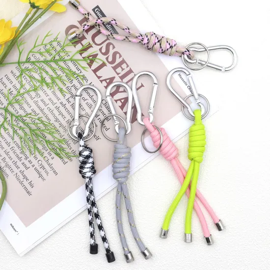 Cross-Border Foreign Trade Explosive Key Chain Special Lanyard Hand-Woven Anti-Loss Car Key Accessories Fashion Mobile Phone Rope