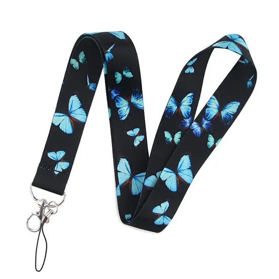 Durable Nylon Neck Strap Lanyard with Printed Cartoon Characters