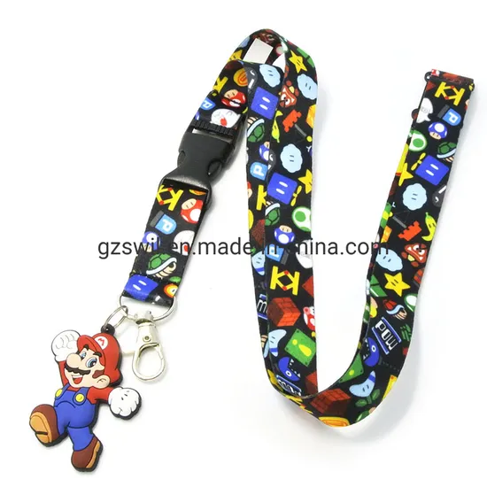 Free Sample Customized Design Dye Sublimation Printing Lanyard