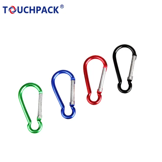 Customized Printing Logo Hook Camping Aluminum Alloy Carabiner