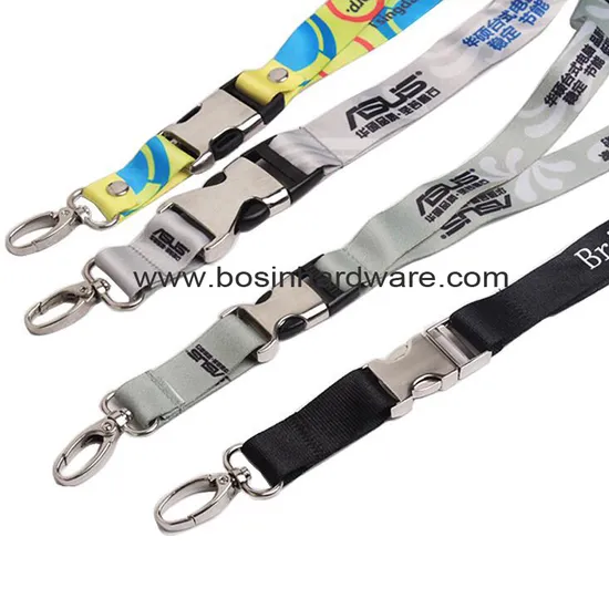 Carabiner Keychain Lanyard with Custom Plate