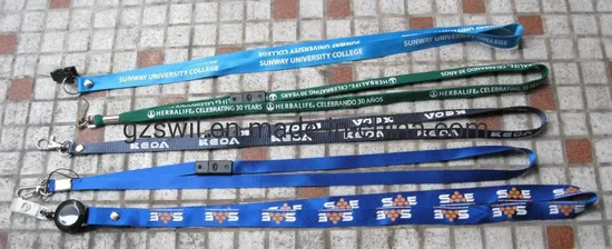 Custom Fashion Promotion Sublimation Printing Neck Strap Lanyard