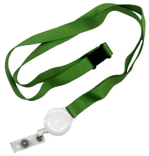 Custom Logo Sticker Badge Reel Silkscreen Printed Neck Lanyard for Promotion