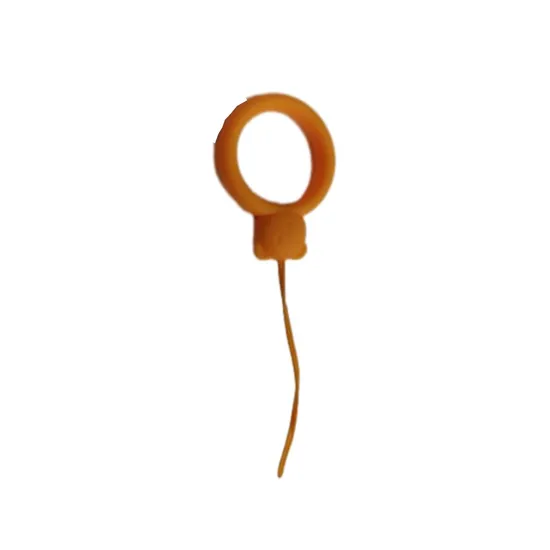 Silicone Lanyard Finger Strap, Multicolor Mobile Phone Pendant Finger Ring, Creative Cartoon Cat Lanyard Hanging Rope for U Disk, Mobile Phone Case, Keychain